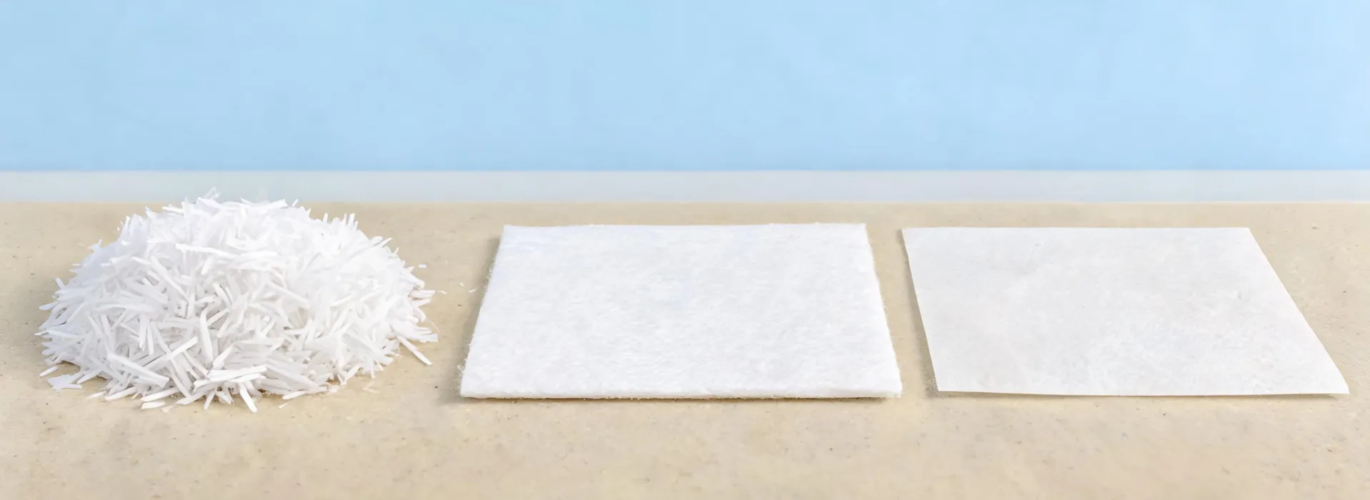 Uniform polyester short-cut fibers for wet-laid conversion
