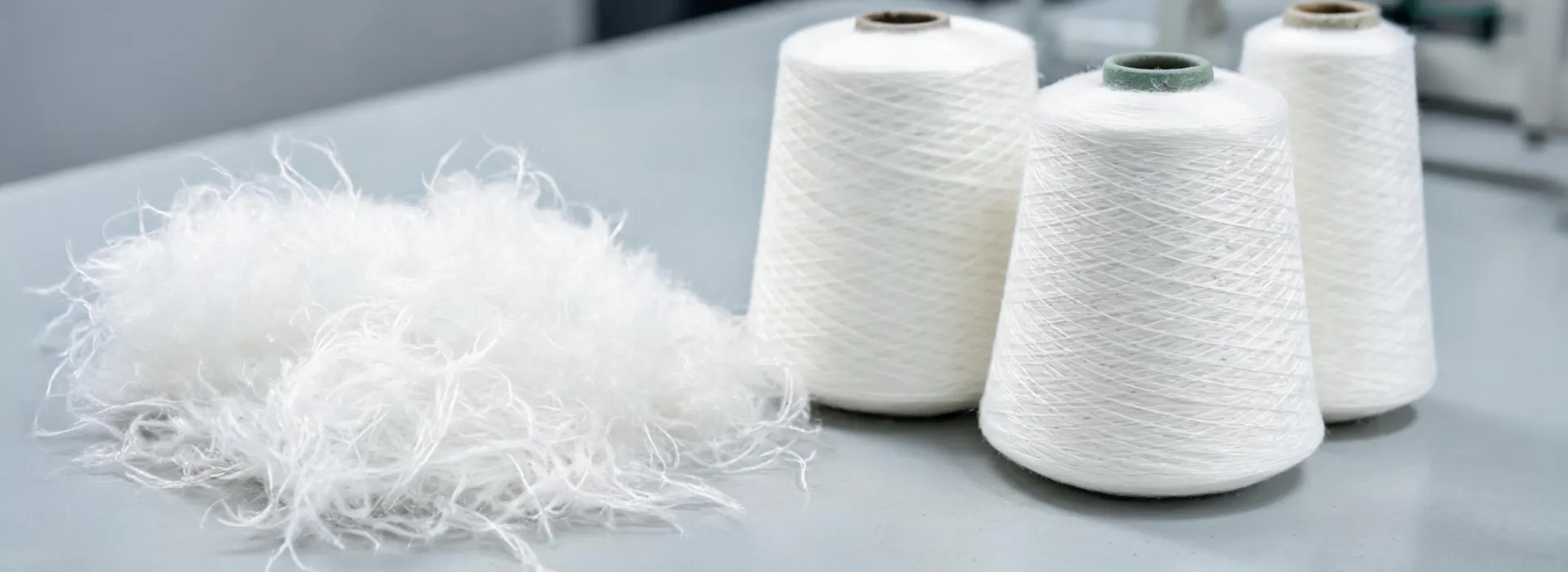 PVA fiber and spun yarn under controlled material review